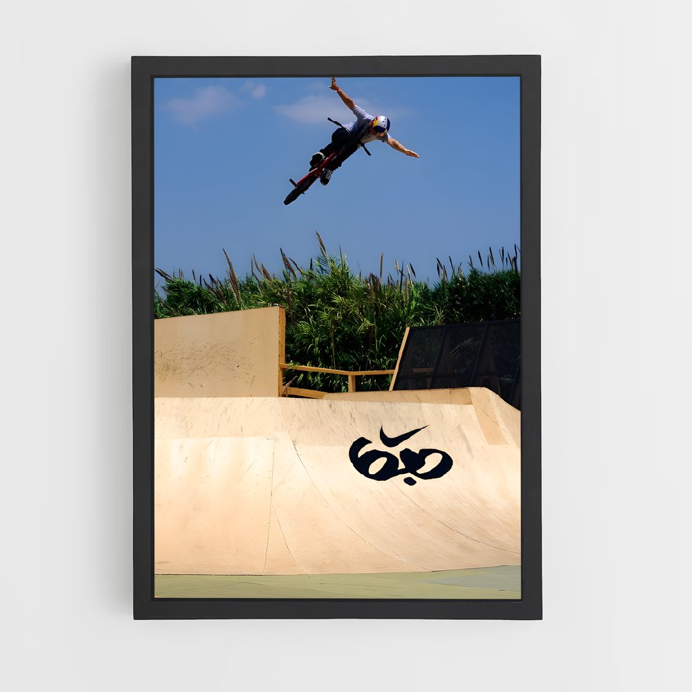 Poster Skate à Mide – affiche BMX (vue 2)